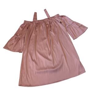 Americal Clothing Dress Women's  Pink Off Shoulder  Size M - NWT